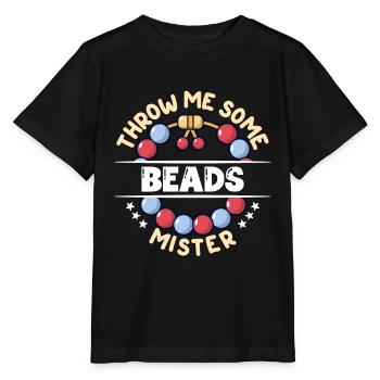 Perles Lancez-moi des perles Monsieur Bijoux Perle - T-shirt bio MINI CREATOR Stanley/Stella Enfant - noir - Devant - Mikhail (115cm)
