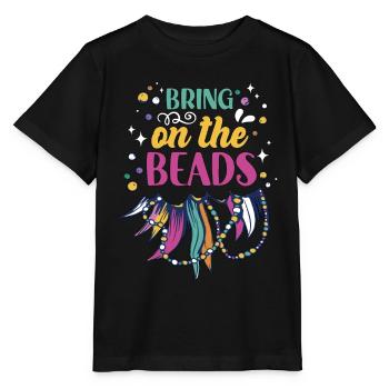 Beading Bring On The Beads Jewelry Making Beader - Stanley/Stella MINI CREATOR Kids’ T-Shirt - black - Front - Mikhail (115cm)
