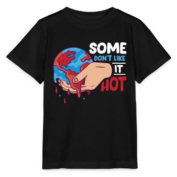 Global Warming Some Don't Like It Hot Environment - Stanley/Stella MINI CREATOR Kids’ T-Shirt - black - Front - Mikhail (115cm)