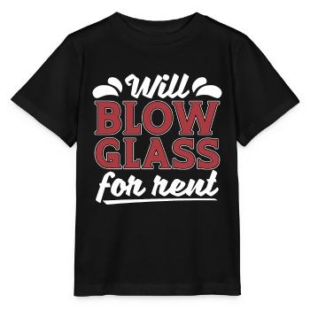 Le soufflage de verre soufflera le verre à louer la fabrication du verre - T-shirt bio MINI CREATOR Stanley/Stella Enfant - noir - Devant - Mikhail (115cm)