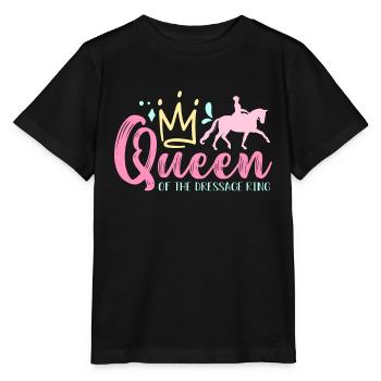 Dressage Reine De L’Équitation Cavalier De Dressage Cavalier - T-shirt bio MINI CREATOR Stanley/Stella Enfant - noir - Devant - Mikhail (115cm)