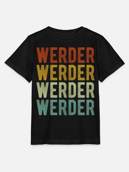 Werder Stadt Retro Vintage - Stanley/Stella Kinder T-Shirt MINI CREATOR  - Schwarz