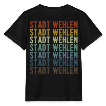 Stadt Wehlen Stadt Retro Vintage - Stanley/Stella Kinder T-Shirt MINI CREATOR  - Schwarz - Vorne - Mikhail (115cm)