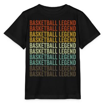 Basketball Legend Basketball Legend - Stanley/Stella MINI CREATOR Kids’ T-Shirt - black - Front - Mikhail (115cm)