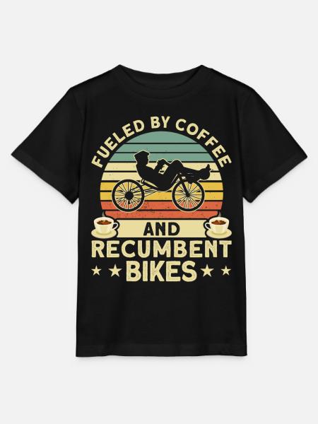 Liegerad Liegeradfahrer Radfahrer - Stanley/Stella Kinder T-Shirt MINI CREATOR - Schwarz