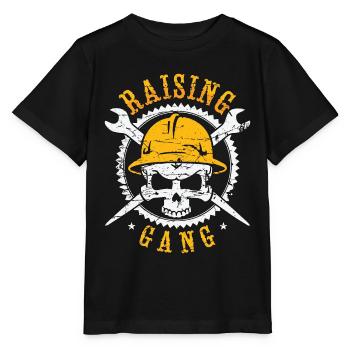 Ferronnier Raising Gang Weld Serrurier Ferronniers - T-shirt bio MINI CREATOR Stanley/Stella Enfant - noir - Devant - Mikhail (115cm)