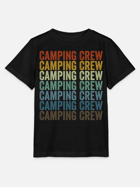 Camping-Crew Camping-Crew Camping-Zusammenstellung - Stanley/Stella Kinder T-Shirt MINI CREATOR  - Schwarz