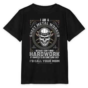 Sheet Metal Worker I Am A Sheet Metal Worker Weld - Stanley/Stella MINI CREATOR Kids’ T-Shirt - black - Front - Mikhail (115cm)