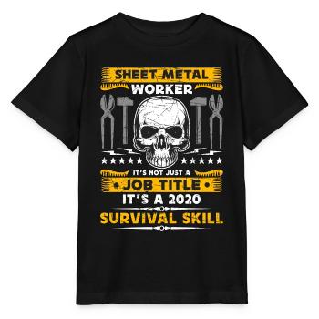 Sheet Metal Worker It's Not Just A Metalworking - Stanley/Stella MINI CREATOR Kids’ T-Shirt - black - Front - Mikhail (115cm)