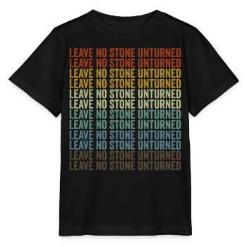 Ne rien laisser au hasard - T-shirt bio MINI CREATOR Stanley/Stella Enfant - noir - Devant - Mikhail (115cm)