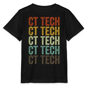 Ct Tech CT Tech Radiation nucléaire Heartbeat Pulse - T-shirt bio MINI CREATOR Stanley/Stella Enfant - noir - Devant - Mikhail (115cm)