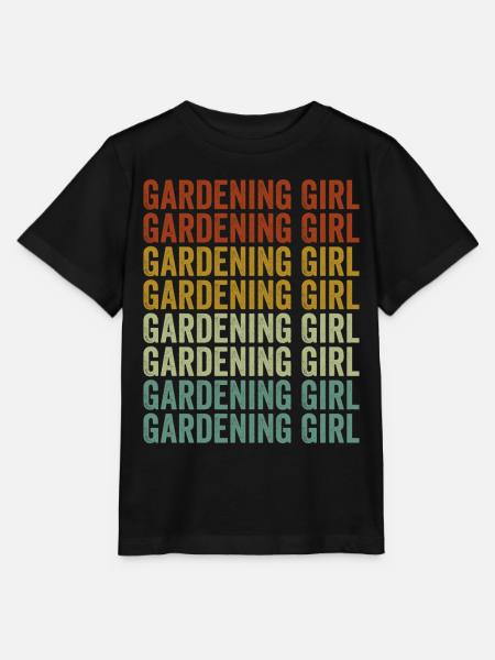 Gartenarbeit Mädchen Gartenarbeit Mädchen - Stanley/Stella Kinder T-Shirt MINI CREATOR  - Schwarz