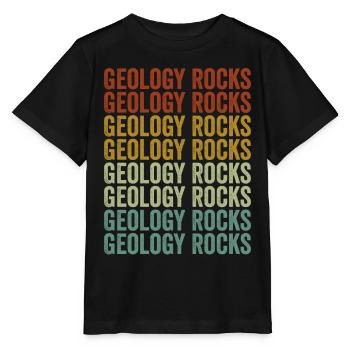 Geology Rocks Rock collector Geologist Rock - Stanley/Stella MINI CREATOR Kids’ T-Shirt - black - Front - Mikhail (115cm)