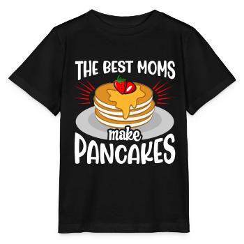 Pfannkuchen Food Lover Best Pancake Maker - Stanley/Stella Kinder T-Shirt MINI CREATOR  - Schwarz - Vorne - Mikhail (115cm)