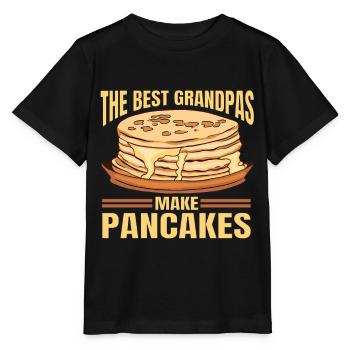 Pfannkuchen Food Lover Best Pancake Maker - Stanley/Stella Kinder T-Shirt MINI CREATOR  - Schwarz - Vorne - Mikhail (115cm)