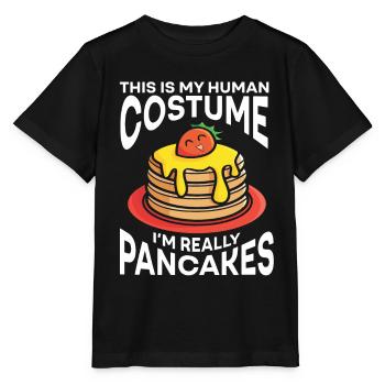 Pfannkuchen Food Lover Best Pancake Maker - Stanley/Stella Kinder T-Shirt MINI CREATOR  - Schwarz - Vorne - Mikhail (115cm)