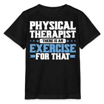 Physiothérapie Physiothérapeute Physiothérapeute - T-shirt bio MINI CREATOR Stanley/Stella Enfant - noir - Devant - Mikhail (115cm)