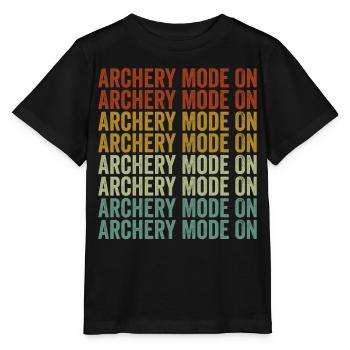 Archery Mode on Archer Bow and Arrow Bow - Stanley/Stella MINI CREATOR Kids’ T-Shirt - black - Front - Mikhail (115cm)