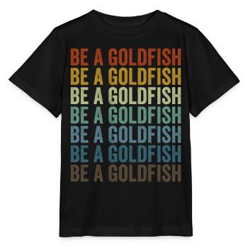 Soyez un poisson rouge Poisson rouge - T-shirt bio MINI CREATOR Stanley/Stella Enfant - noir - Devant - Mikhail (115cm)