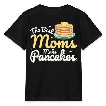 Pfannkuchen Food Lover Best Pancake Maker - Stanley/Stella Kinder T-Shirt MINI CREATOR  - Schwarz - Vorne - Mikhail (115cm)