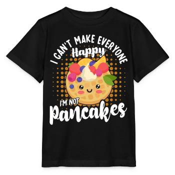 Pfannkuchen Food Lover Best Pancake Maker - Stanley/Stella Kinder T-Shirt MINI CREATOR  - Schwarz - Vorne - Mikhail (115cm)