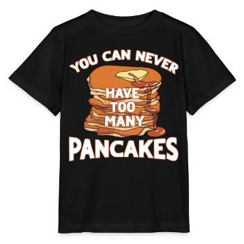 Pfannkuchen Food Lover Best Pancake Maker - Stanley/Stella Kinder T-Shirt MINI CREATOR  - Schwarz - Vorne - Mikhail (115cm)