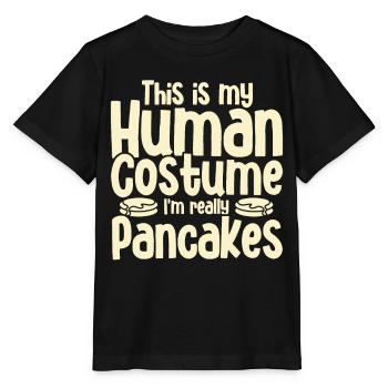 Pfannkuchen Food Lover Best Pancake Maker - Stanley/Stella Kinder T-Shirt MINI CREATOR  - Schwarz - Vorne - Mikhail (115cm)