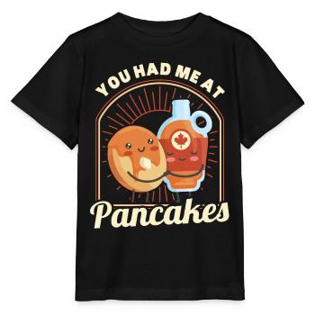 Pfannkuchen Food Lover Best Pancake Maker - Stanley/Stella Kinder T-Shirt MINI CREATOR  - Schwarz - Vorne - Mikhail (115cm)