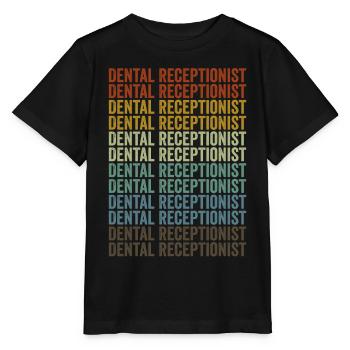 Zahnarzthelferin Zahnärztin Kieferorthopädin Stude - Stanley/Stella Kinder T-Shirt MINI CREATOR  - Schwarz - Vorne - Mikhail (115cm)
