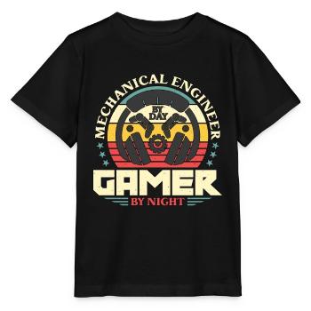 Mechanical Engineer By Night Mechanic Engineer - Stanley/Stella MINI CREATOR Kids’ T-Shirt - black - Front - Mikhail (115cm)