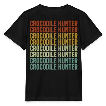 Crocodile hunters Crocodile hunters - Stanley/Stella MINI CREATOR Kids’ T-Shirt - black - Front - Mikhail (115cm)