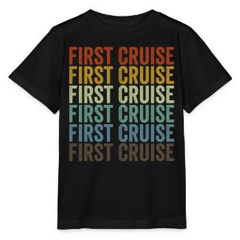Erste Kreuzfahrt Kreuzfahrt Urlaub Kreuzfahrt Kreu - Stanley/Stella Kinder T-Shirt MINI CREATOR  - Schwarz - Vorne - Mikhail (115cm)