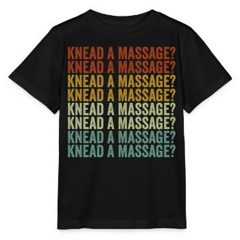 Eine Massage kneten? Massage-Therapeutin - Stanley/Stella Kinder T-Shirt MINI CREATOR  - Schwarz - Vorne - Mikhail (115cm)