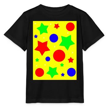 Clowncore Aesthetic Pattern - Stanley/Stella MINI CREATOR Kids’ T-Shirt - black - Front - Mikhail (115cm)