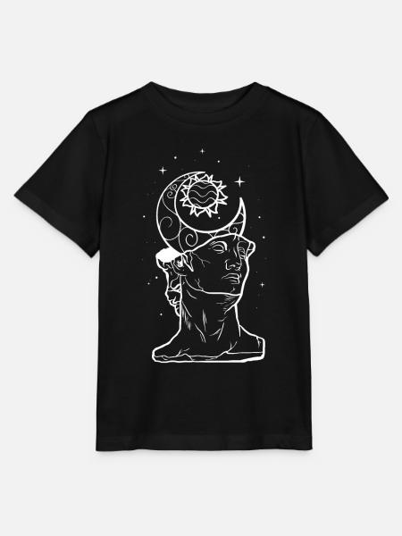 Bohemian Aesthetic David Statue Celestial - Stanley/Stella Kinder T-Shirt MINI CREATOR - Schwarz