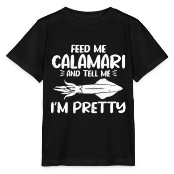 Cadeau amateur de fruits de mer fruits de mer - T-shirt bio MINI CREATOR Stanley/Stella Enfant - noir - Devant - Mikhail (115cm)
