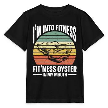 Cadeau amateur de fruits de mer fruits de mer - T-shirt bio MINI CREATOR Stanley/Stella Enfant - noir - Devant - Mikhail (115cm)