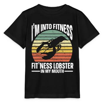 Cadeau amateur de fruits de mer fruits de mer - T-shirt bio MINI CREATOR Stanley/Stella Enfant - noir - Devant - Mikhail (115cm)