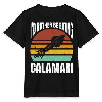 Cadeau amateur de fruits de mer fruits de mer - T-shirt bio MINI CREATOR Stanley/Stella Enfant - noir - Devant - Mikhail (115cm)