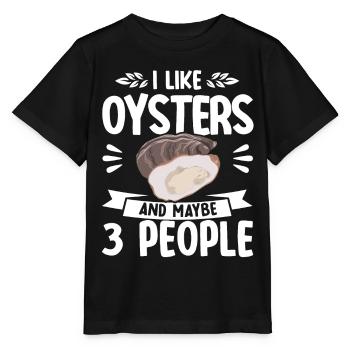 Amateurs de fruits de mer Cadeau Fruits de mer - T-shirt bio MINI CREATOR Stanley/Stella Enfant - noir - Devant - Mikhail (115cm)