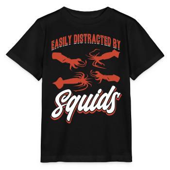 Amateurs de fruits de mer Cadeau Fruits de mer - T-shirt bio MINI CREATOR Stanley/Stella Enfant - noir - Devant - Mikhail (115cm)