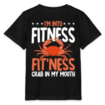 Amateurs de fruits de mer Cadeau Fruits de mer - T-shirt bio MINI CREATOR Stanley/Stella Enfant - noir - Devant - Mikhail (115cm)