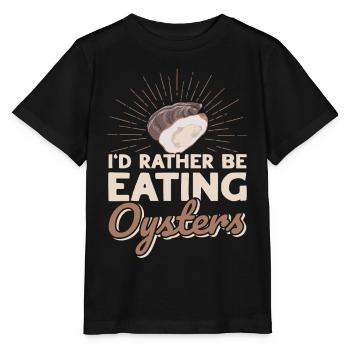 Amateurs de fruits de mer Cadeau Fruits de mer - T-shirt bio MINI CREATOR Stanley/Stella Enfant - noir - Devant - Mikhail (115cm)