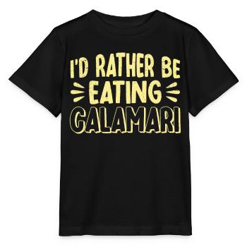 Amateurs de fruits de mer Cadeau Fruits de mer - T-shirt bio MINI CREATOR Stanley/Stella Enfant - noir - Devant - Mikhail (115cm)
