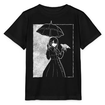 Finlandais Goth Esthétique Goth Anime Fille Gothique - T-shirt bio MINI CREATOR Stanley/Stella Enfant - noir - Devant - Mikhail (115cm)