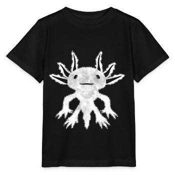 Finnish Goth Aesthetic Gothic Axolotl Goth - Stanley/Stella Kinder T-Shirt MINI CREATOR  - Schwarz - Vorne - Mikhail (115cm)