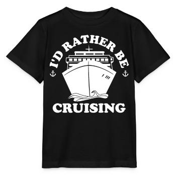 Drôle de croisière Bateau de croisière Bateau de croisière - T-shirt bio MINI CREATOR Stanley/Stella Enfant - noir - Devant - Mikhail (115cm)