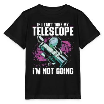 Stargazer Gift Kosmologie Stargazing - Stanley/Stella Kinder T-Shirt MINI CREATOR  - Schwarz - Vorne - Mikhail (115cm)