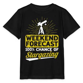 Stargazer Gift Kosmologie Stargazing - Stanley/Stella Kinder T-Shirt MINI CREATOR  - Schwarz - Vorne - Mikhail (115cm)