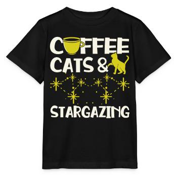 Stargazer Gift Kosmologie Stargazing - Stanley/Stella Kinder T-Shirt MINI CREATOR  - Schwarz - Vorne - Mikhail (115cm)